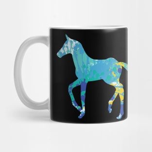 Cool horse horses colorful animal TShirt Mug